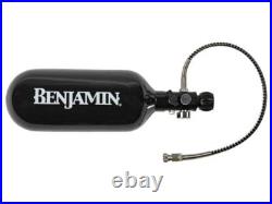 Benjamin Carbon Fiber Tank, 90 cu in, Gauge, Hose withFemale Quick-Disconnect