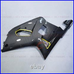 Black Carbon Fiber ABS Fairings Kit With TANK For Suzuki GSXR 600 / 750 2001-2003