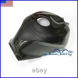 Black Carbon Fiber Fairing Kit + Tank Cover For Suzuki GSXR600/750 2004 2005 ABS