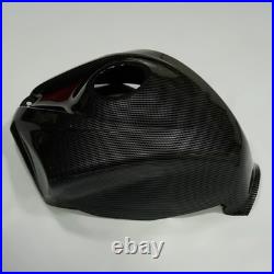 Black Carbon Fiber Fuel Gas Tank Cover Cowl For Suzuki GSXR600 GSXR750 2008-2010