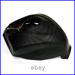 Black Carbon Fiber Fuel Gas Tank Cover Cowl For Suzuki GSXR600 GSXR750 2008-2010