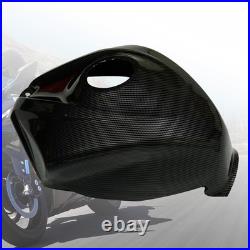 Black Carbon Fiber Fuel Gas Tank Cover Cowl For Suzuki GSXR600 GSXR750 2008-2010