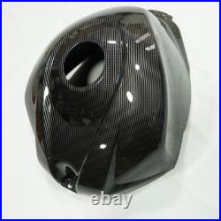 Black Carbon Fiber Fuel Gas Tank Cover Fairing Fit Suzuki GSXR1000 2007 2008