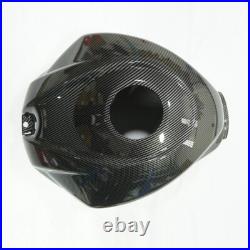 Black Carbon Fiber Fuel Gas Tank Cover Fairing Fit Suzuki GSXR1000 2007 2008