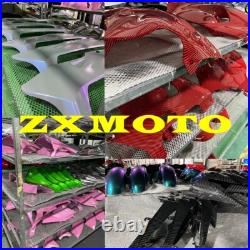 Black Carbon Fiber Fuel Gas Tank Cover Fairing Fit Suzuki GSXR1000 2007 2008