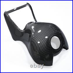 Black Carbon Fiber Fuel Gas Tank Cover Fairing For Kawasaki Ninja ZX14R 2006-11