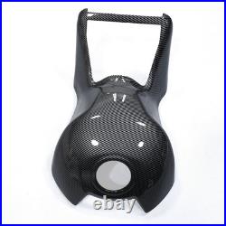 Black Carbon Fiber Fuel Gas Tank Cover Fairing For Kawasaki Ninja ZX14R 2006-11