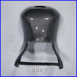 Black Carbon Fiber Fuel Gas Tank Cover Fairing For Kawasaki Ninja ZX14R 2006-11