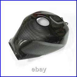 Black Carbon Fiber Fuel Gas Tank Cover Fairing For Suzuki GSXR600/750 2004-2005