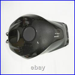 Black Carbon Fiber Fuel Gas Tank Cover Fairing For Suzuki GSXR600/750 2004-2005