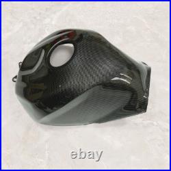Black Carbon Fiber Fuel Gas Tank Cover Fairing For Suzuki GSXR600/750 2004-2005
