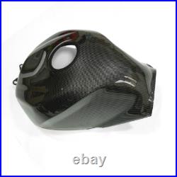 Black Carbon Fiber Fuel Gas Tank Cover Fairing For Suzuki GSXR600/750 2004-2005