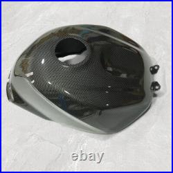 Black Carbon Fiber Fuel Gas Tank Cover Fairing For Suzuki GSXR600/750 2004-2005
