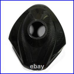 Black Carbon Fiber Fuel Gas Tank Cover For SUZUKI GSXR600/750 2008 2009 2010 US