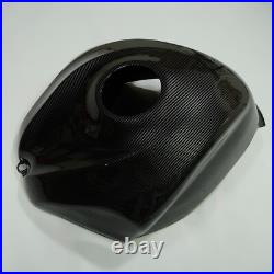 Black Carbon Fiber Gas Cowl Tank Cover For Suzuki GSXR600/750 2006 2007 06 07