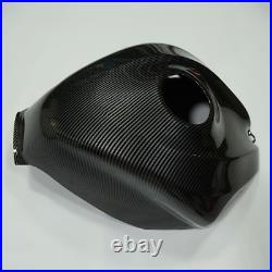 Black Carbon Fiber Gas Cowl Tank Cover For Suzuki GSXR600/750 2006 2007 06 07