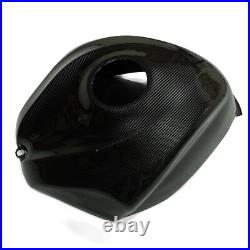 Black Carbon Fiber Gas Cowl Tank Cover For Suzuki GSXR600/750 2006 2007 06 07