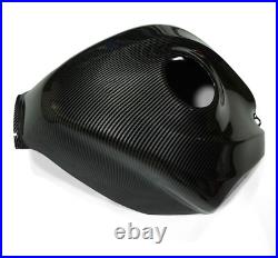 Black Carbon Fiber Gas Cowl Tank Cover For Suzuki GSXR600/750 2006 2007 06 07