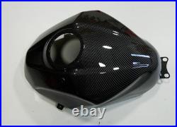 Black Carbon Fiber Gas Tank Cover For Kawasaki Ninja 500 2024 2025 ABS Fairing