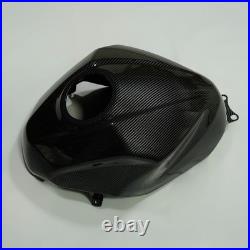 Black Carbon Fiber Gas Tank Cover For Kawasaki Ninja 500 2024 2025 ABS Fairing