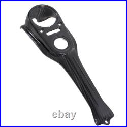 Black Carbon Fiber Gas Tank Dash Panel Console for Harley Dyna Street Bob FXDB