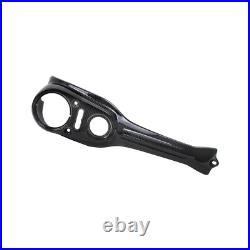 Black Carbon Fiber Gas Tank Dash Panel Console for Harley Dyna Street Bob FXDB