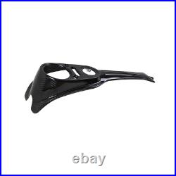 Black Carbon Fiber Gas Tank Dash Panel Console for Harley Dyna Street Bob FXDB