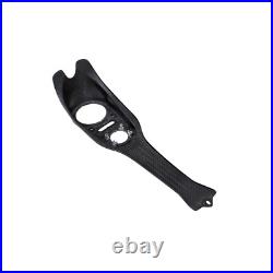 Black Carbon Fiber Gas Tank Dash Panel Cover for Harley 13-17 Dyna Street Bob