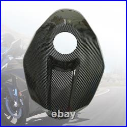 Black Carbon Fiber Look Fuel Gas Tank Cover Cowl Fit For Yamaha YZF R1 2009-2014