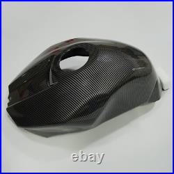Black Carbon Fiber Look Fuel Gas Tank Cover Cowl Fit For Yamaha YZF R1 2009-2014