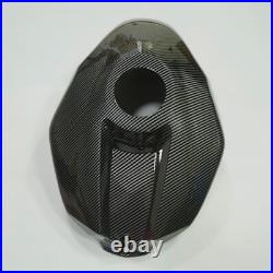Black Carbon Fiber Look Fuel Gas Tank Cover Cowl Fit For Yamaha YZF R1 2009-2014