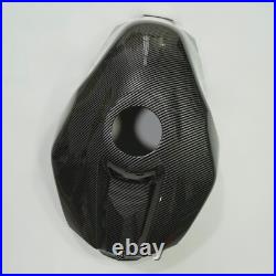 Black Carbon Fiber Look Fuel Gas Tank Cover Cowl Fit For Yamaha YZF R1 2009-2014