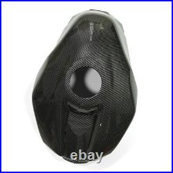 Black Carbon Fiber Look Fuel Gas Tank Cover Cowl Fit For Yamaha YZF R1 2009-2014