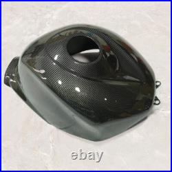 Black Carbon Fiber Look Fuel Gas Tank Cover For SUZUKI GSXR1000 2005 2006 05 06