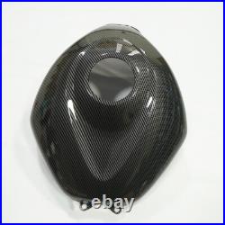 Black Carbon Fiber Look Fuel Gas Tank Cover For SUZUKI GSXR1000 2005 2006 05 06