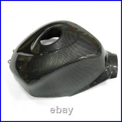 Black Carbon Fiber Look Fuel Gas Tank Cover For SUZUKI GSXR1000 2005 2006 05 06