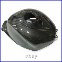 Black Carbon Fiber Look Fuel Gas Tank Cover For SUZUKI GSXR1000 2005 2006 05 06