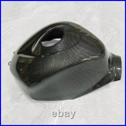 Black Carbon Fiber Look Fuel Gas Tank Cover For SUZUKI GSXR1000 2005 2006 05 06