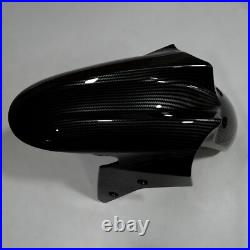 Black Carbon Fiber Plastic Fairing Kit+Tank For Kawasaki Ninja 250R 2008-2012