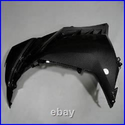 Black Carbon Fiber + Tank Cover Fairing Kit Set For Kawasaki Ninja 300 2013-2017