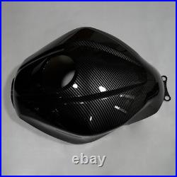 Black Carbon Fiber + Tank Cover Fairing Kit Set For Kawasaki Ninja 300 2013-2017