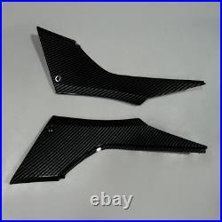 Black Carbon Fiber + Tank Cover Fairing Kit Set For Kawasaki Ninja 300 2013-2017