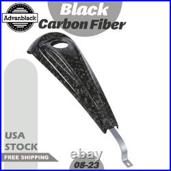 Black Carbon Fiber Tank Dash Console For 08-23 Harley Street Road Glide Touring