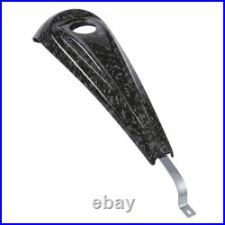 Black Carbon Fiber Tank Dash Console For 08-23 Harley Street Road Glide Touring
