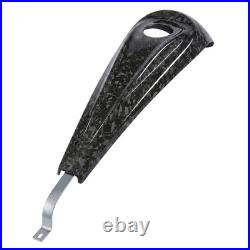 Black Carbon Fiber Tank Dash Console For 08-23 Harley Street Road Glide Touring