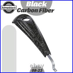 Black Carbon Fiber Tank Dash Console For 08-23 Harley Street Road Glide Touring