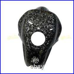 Black Forged Carbon Fiber Fairing Kit +Tank for Kawasaki Ninja 650 2020-2026 ABS