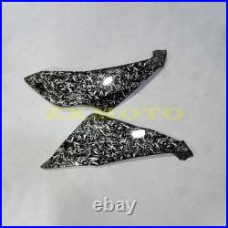 Black Forged Carbon Fiber Fairing Kit +Tank for Kawasaki Ninja 650 2020-2026 ABS