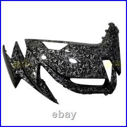 Black Forged Carbon Fiber Fairing Kit +Tank for Kawasaki Ninja 650 2020-2026 ABS