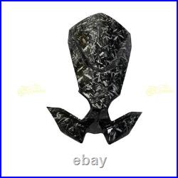 Black Forged Carbon Fiber Fairing Kit +Tank for Kawasaki Ninja 650 2020-2026 ABS